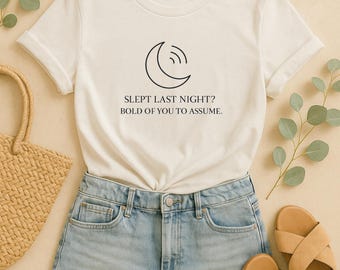 Funny Mom Shirt for Sleep Deprived Moms, Motherhood Humor Tee, Mothers Day Gift for Tired Moms