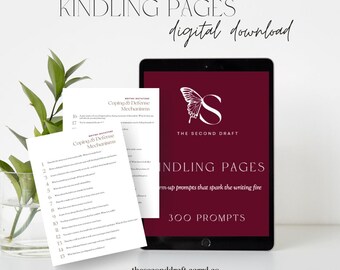Aanmaakpagina's | Creatief schrijven: 300 inspirerende tips voor het bijhouden van een dagboek, verhalen vertellen en poëzie | Digitale download voor schrijvers