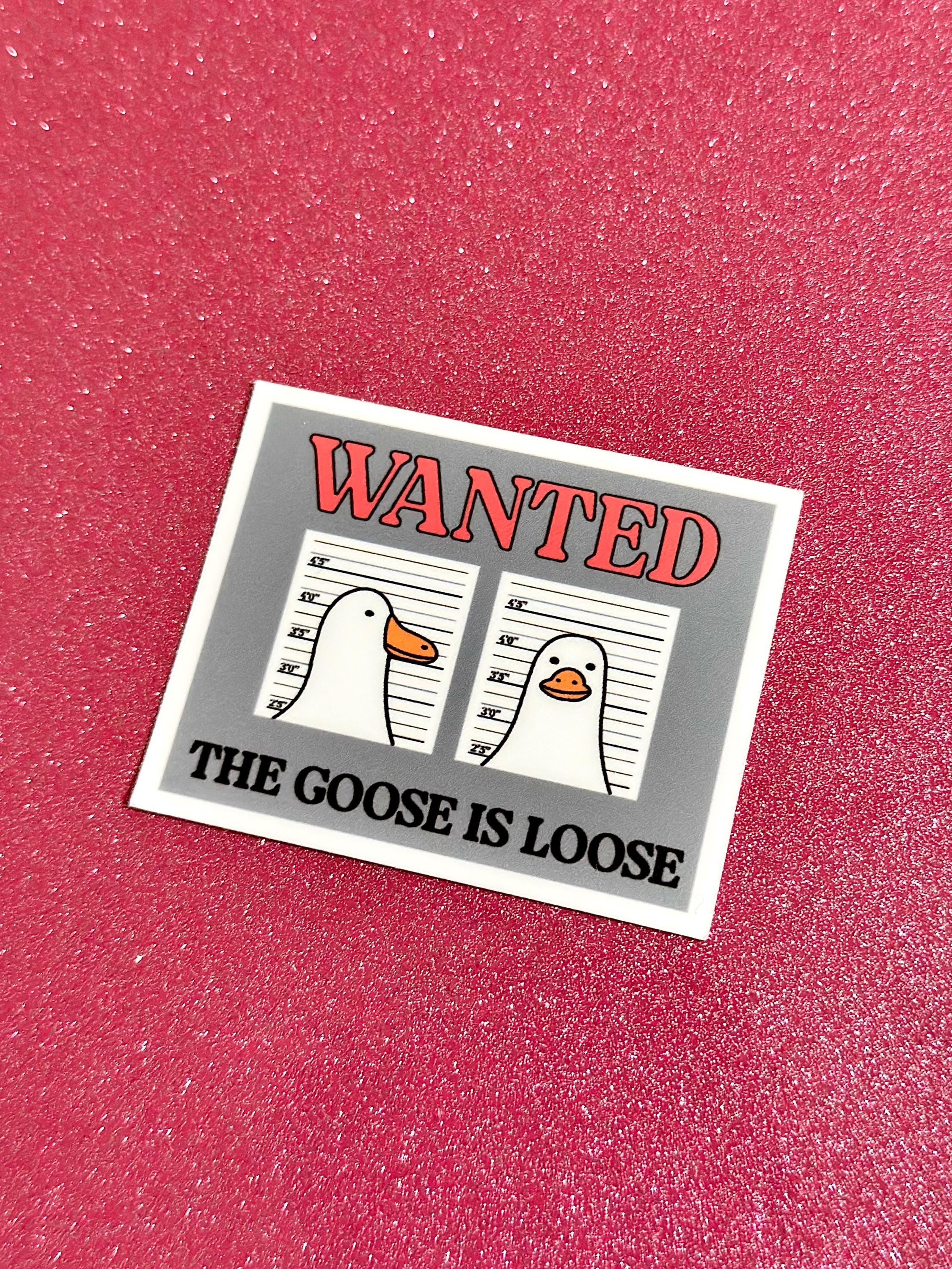 WANTED the Goose is Loose: Funny Trendy Meme, Sarcastic Mental Health ...