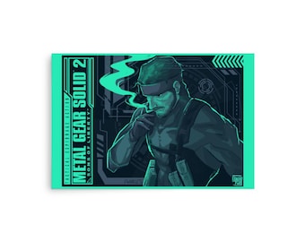 Solid Snake - MGS2 Print