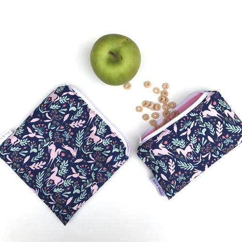 Zippered Snack Bags and Wet Bag 4 Sizes Instant Download Etsy