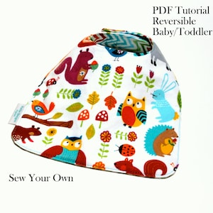 Baby Bib Tutorial - Bib Sewing Pattern - PDF Instant Download - DIY - Reusable Bib Pattern