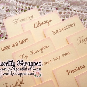 Beautiful Life Journal Cards, Journaling Cards, Scrapbook Cards, Cardmaking Supplies, DIY Lettering, DIY Journaling, DIY Crafts Supplies image 2