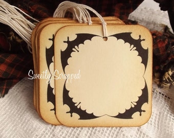 Vintage Bat Frame Labels.... Halloween, Packaging, Goody and Treat Bags, Frame, Scrapbooking, Journaling