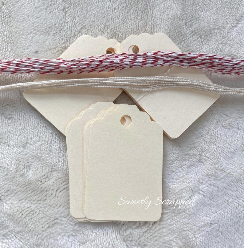 Blank Cream Tags, Cream, Natural, DIY Labels, Wedding, Tagging, Goodie ...