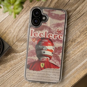 Charles Leclerc Formula One Aesthetic Design Phone Case