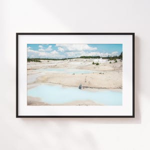 Pulse#3 - Yellowstone National Park, Turquoise Hot Spring | Fine Art Photography, Landscape Photo Print, Minimalist Wall Art, Home Decor