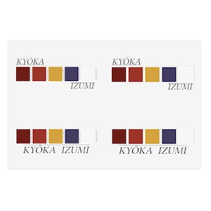 Kyoka Izumi Color Pallete Sticker Sheets (FANCREATION)