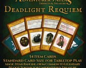 DND Magic Item Cards – 54 Printable 5e Items – Deadlight Requiem – Undead-Themed Loot – TTRPG PDF Download – Dungeon Master Tools