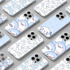 Cinnamoroll Inspired Phone Case Cover for iPhone 17 Pro Max , 16e, 15, 14, 13, 12, 11, Google Pixel 9 Pro, 8, Samsung S25 edge