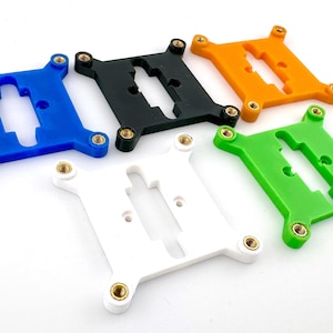 Bitaxe 52Pi ICE Tower Heatsink Adapter with heat set inserts and screws