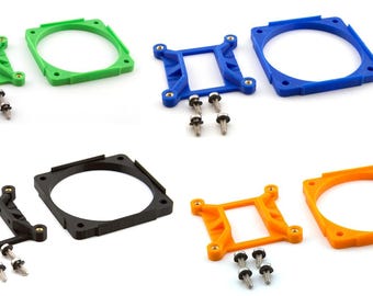 Bitaxe Argon THRML Radiator Adapter and 60mm Fan Adapter Fits Bitaxe Miners & THRML Heatsinks | Quiet, Reliable Cooling for Optimal Hashing