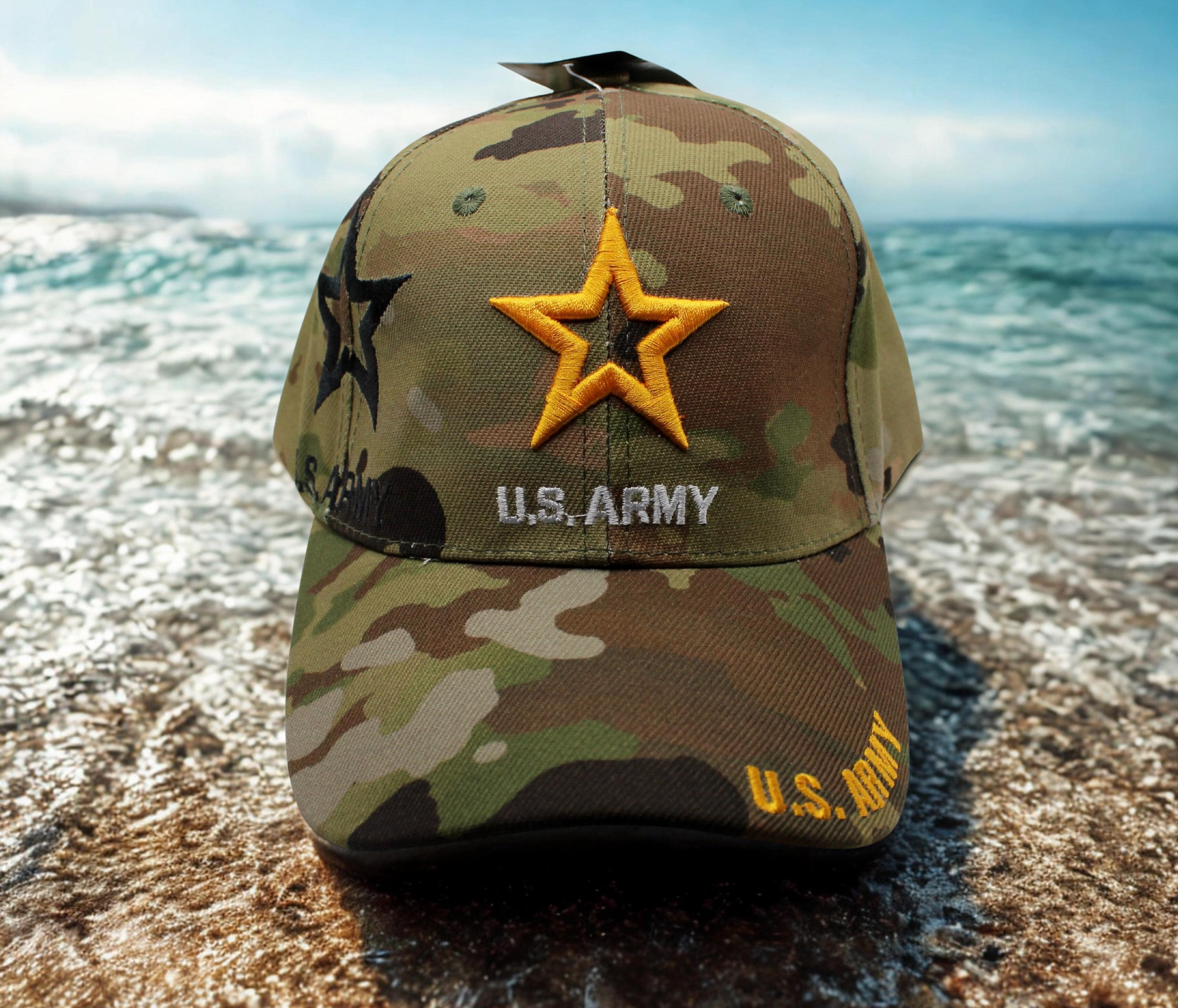 アメリカ陸軍　軍帽 アメリカ陸軍野球帽、退役軍人帽。陸軍帽、陸軍迷彩帽、アメリカ陸軍