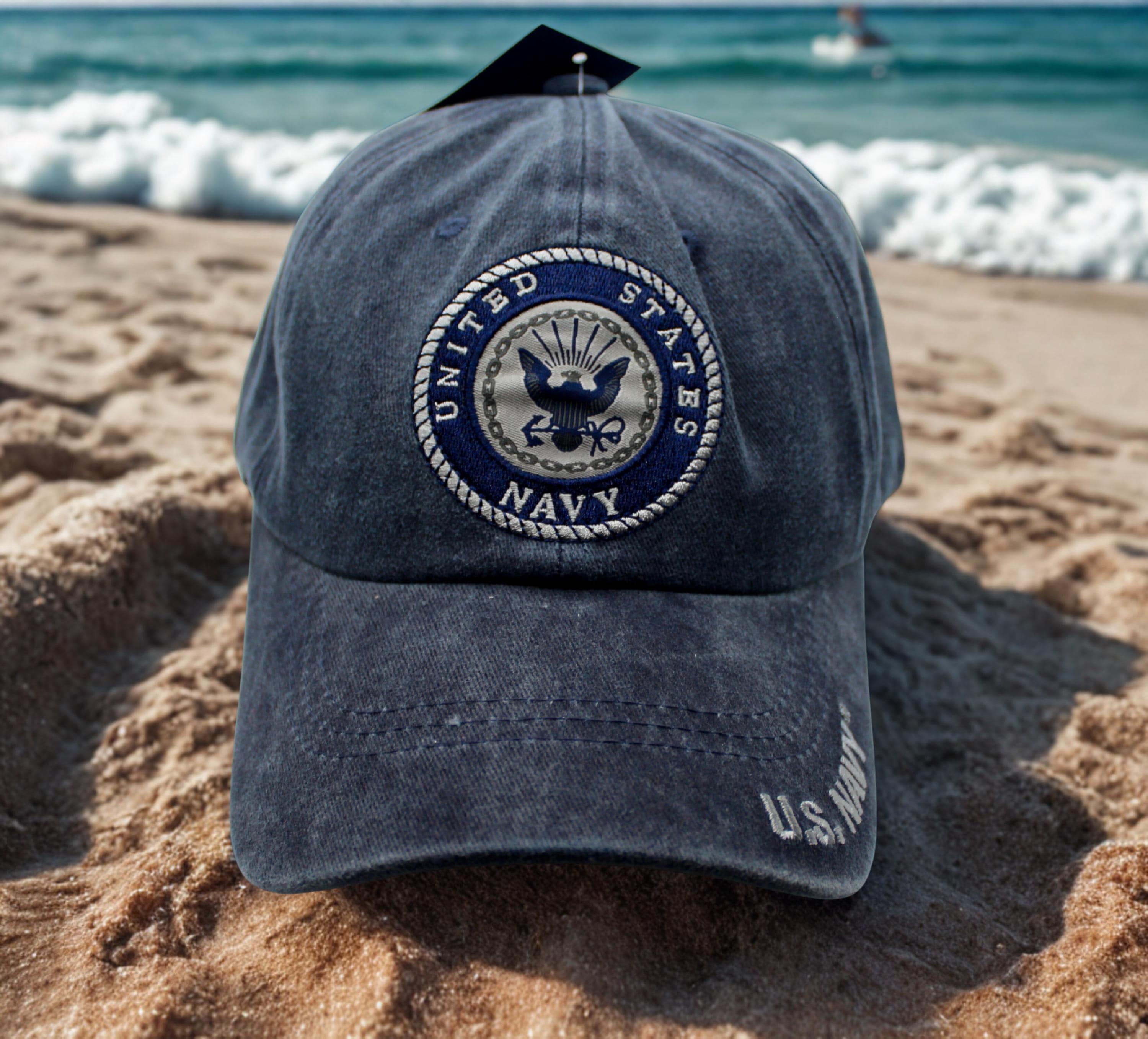 アメリカ海軍の帽子。海軍キャップ。アメリカ海軍公式ライセンス商品