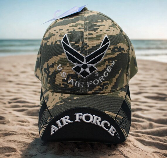 Veteran US Air Force Embroidered Baseball Cap Classic Patriotic Adjustable Fit U.S Air Force Hat. USAF Adjustable Cap. Veteran Hat. Veteran  main image 4