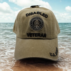 アメリカ陸軍迷彩ベースボールキャップ、アメリカ陸軍刺繍入り帽子