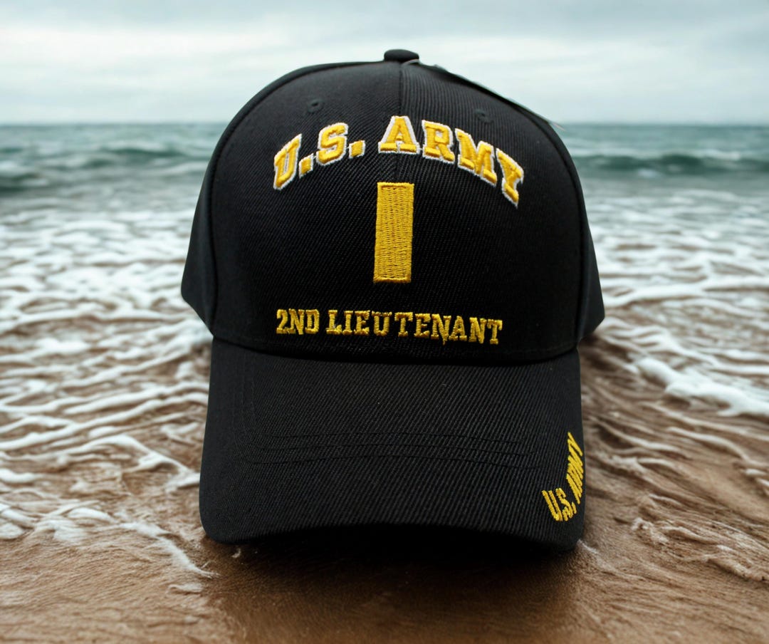 U.S Army Hat. Army 2nd Lieutenant Hat. 2LT Baseball Cap. Veteran Gift ...