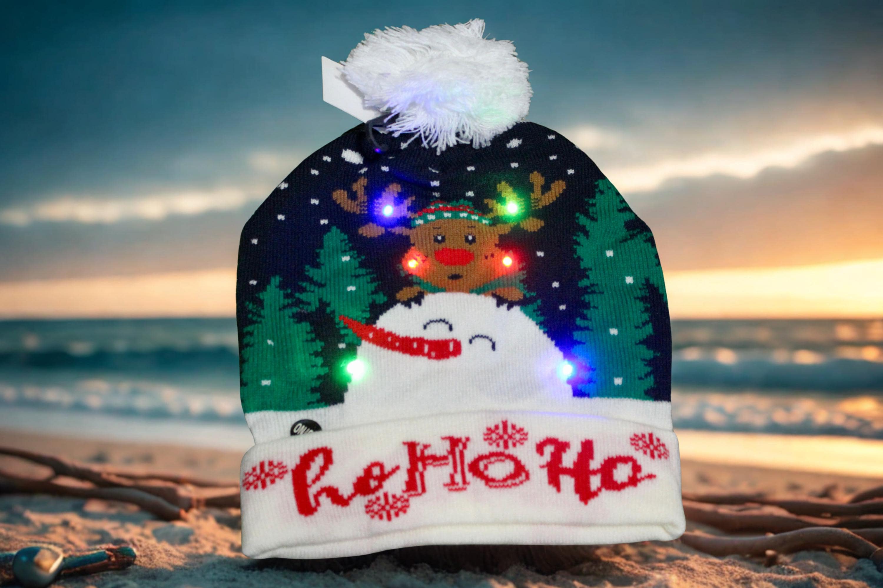 Led Christmas Beanie - Etsy