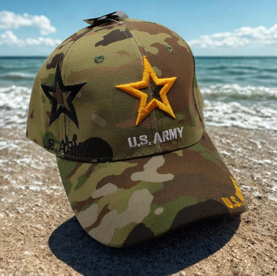 アメリカ陸軍　軍帽 アメリカ陸軍野球帽、退役軍人帽。陸軍帽、陸軍迷彩帽、アメリカ陸軍