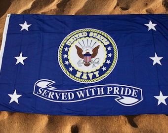 Bandiera US Navy 1864-1959 3x5 Ft (90x150 Cm) - Flagsandmore, Made In EU