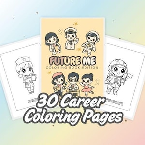Future Me | Occupation-themed Coloring Book for Kids