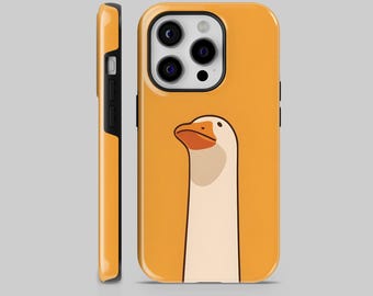 Funda resistente naranja LONG GOOSE para iPhone 17 Pro Max 17 Pro 17 / Samsung S25 Ultra S25+ S25 / Google Pixel 10 Pro XL 10 Pro