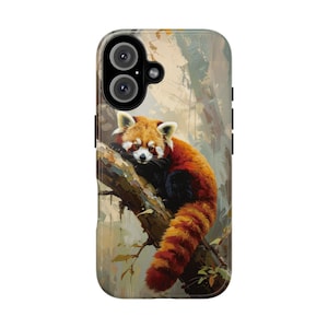 Red Panda Phone Case, Cute Animal Lover Gift, Tough Phone Cover, Nature Inspired, Wildlife Accessory, Eco-Friendly