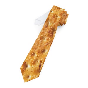 Unique Foodie Necktie, Fun Tie for Food Lovers, Gourmet Gift, Novelty Necktie, Great for Parties, Casual Wear, Foodie Fashion