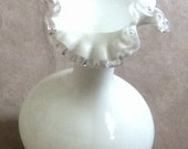 Fenton Silvercrest 9 bulbous Vase