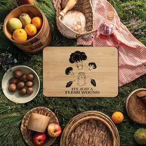 Inspirerad av Monty Python & the Holy Grail – "It's Just a Flesh Wound" Hackade grönsaker