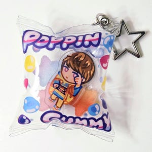 kamen rider gavv shouma / gavv candy bag keychain