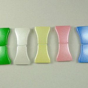 Vintage belt buckles, for stretch elastic, interlocking