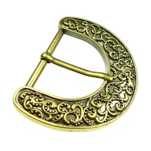Pretty sturdy brass buckle