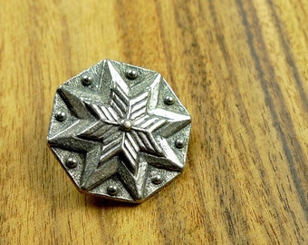 Pewter metal buttons, traditional motifs from Norway Hardanger 5pcs