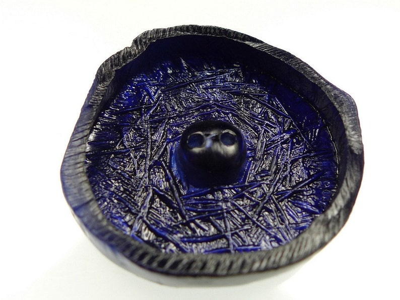 Purple resin button image 1