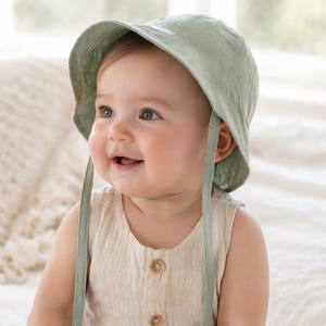 Patrón de costura en PDF para sombrero tipo cubo / Sombrero de sol para bebé, 9 tallas desde recién nacido hasta adulto XL / Forrado, sin bordes sin rematar, tutorial fácil para principiantes.