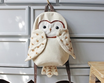 Owl Backpack Sewing Pattern: DIY Kids Backpack (PDF Digital Manual)