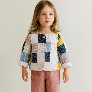 Reversible Baby Jacket Sewing Pattern: PDF Tutorial, Newborn to 5 Years