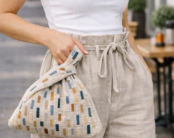 Patrón de costura para bolso con nudo: Diseño reversible, ideal para principiantes (Patrón en PDF)