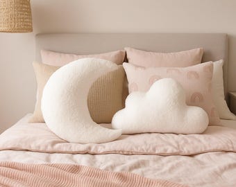 Cloud & Moon Pillow Sewing Pattern: Easy DIY Home Decor (Digital Manual)