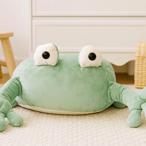 Frog Floor Cushion Sewing Pattern: DIY Kids Room Decor (PDF Pattern)