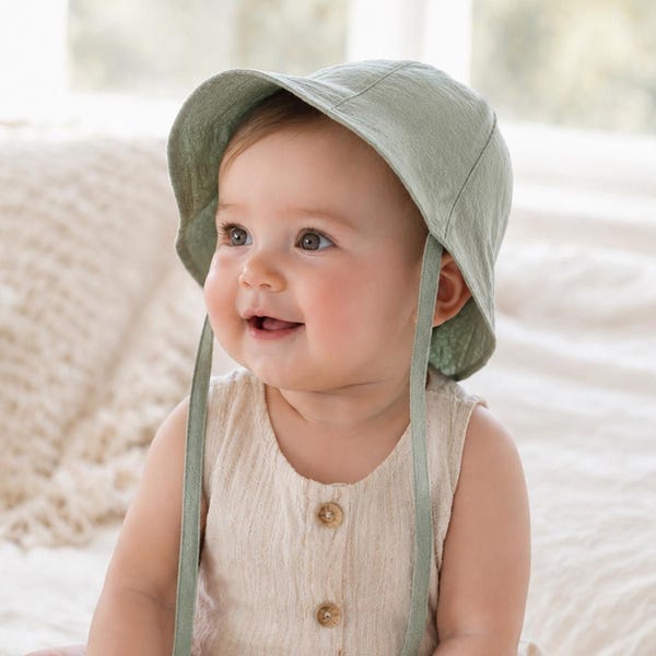 Petal Sun Hat Sewing Pattern PDF | 11 Sizes Baby to Adult | One-Piece 6-Panel Design | Easy Beginner Summer Hat Tutorial