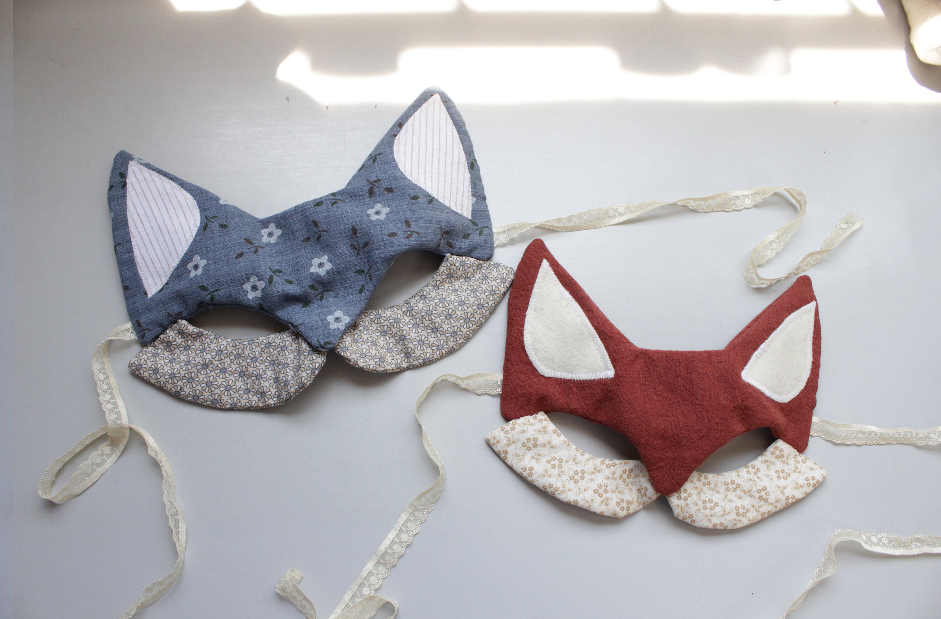 Pattern For Fox Mask DIY Fabric Fox Mask Sewing Pattern: Beginner-friendly Costume (PDF) - Etsy