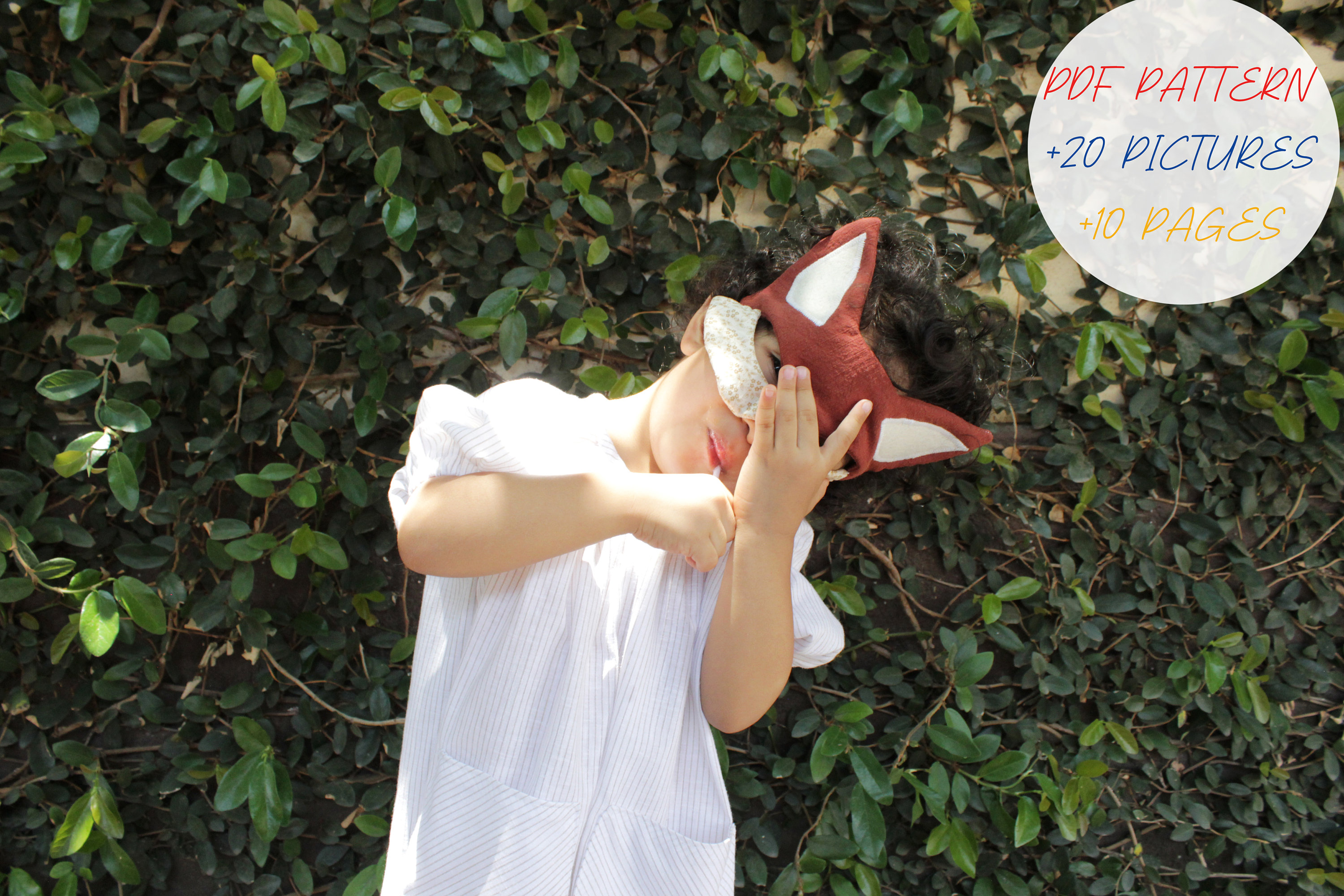 Pattern For Fox Mask DIY Fabric Fox Mask Sewing Pattern: Beginner-friendly Costume (PDF) - Etsy