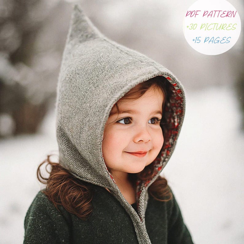 Pixie Hut-Schnittmuster: Anfänger-Nähanleitung, für Anfänger und Erwachsene (PDF-Muster) Bild 2