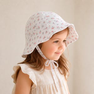 Floppy Sun Hat Sewing Pattern PDF | Reversible Petal Beach Hat | 11 Sizes Baby to Adult | Easy Beginner Summer Sewing Project