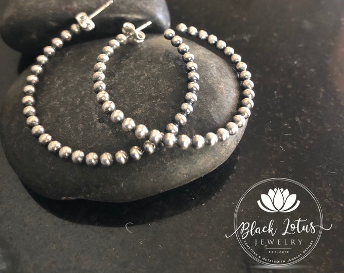 Bea Wide Hoop Earring - Silver main image 1