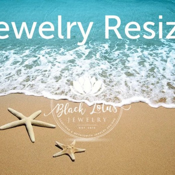 Jewelry Resize  - Resend - Order the wrong size? Not a problem - Shipping and Tracking included - Resize