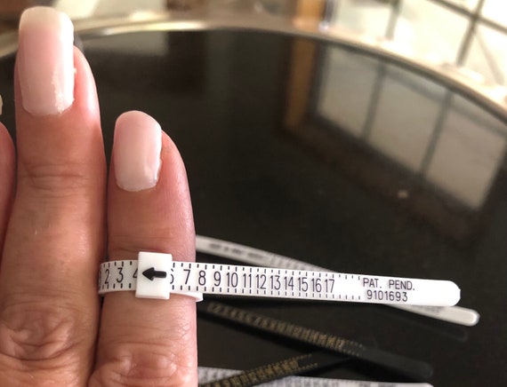Ring Sizer - Adjustable and Reusable, Free Shipping, Half and Whole Ring Sizer, US Ring Sizer