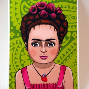 Lil' Frida Kahlo Kid Art Print image 3